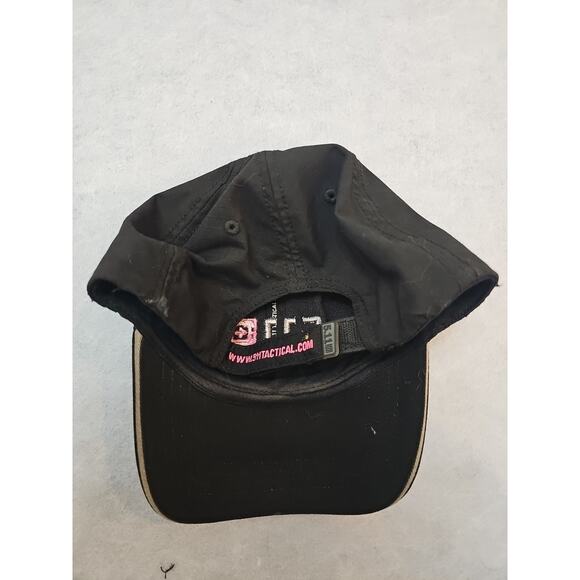 511 Tactical Hat One Size Black Strap Dad Cap Rip Stop Pink Embroidered 2012 - Picture 4 of 5